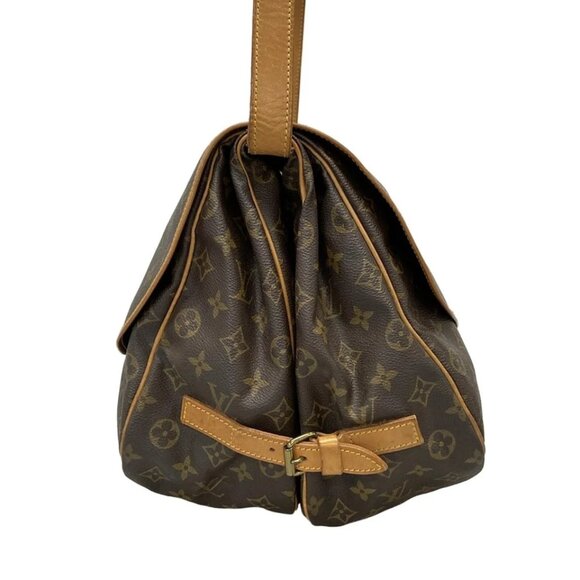 LOUIS VUITTON Saumur 35 Monogram Shoulder Bag Monogram Canvas 490-090125 - Picture 3 of 14